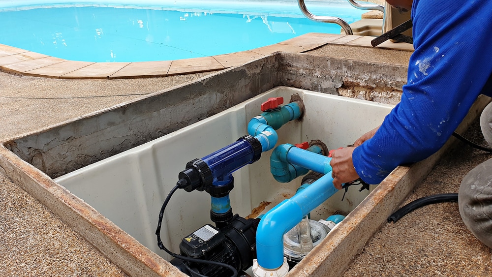 Installation piscine à Eygalières